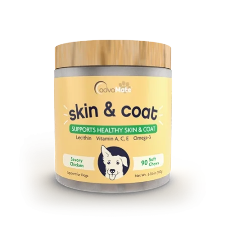 skin coat soft chews bottle